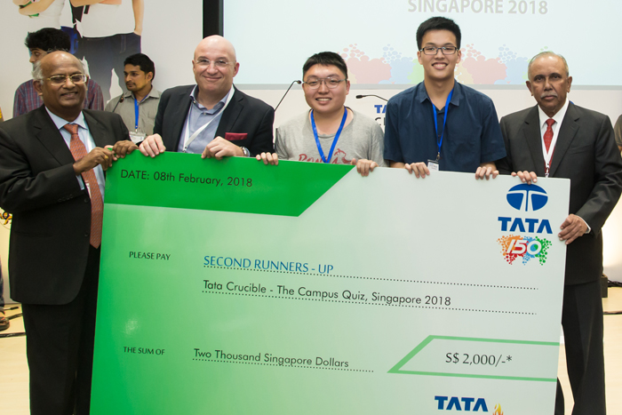Tata Crucible Campus Quiz Singapore Gallery 2018 Gallery 2018 - Tata Crucible Campus Quiz Singapore
