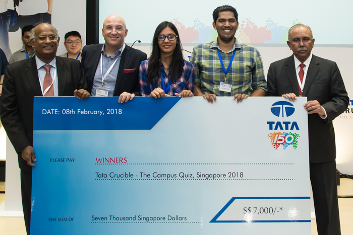 Tata Crucible Campus Quiz Singapore Gallery 2018 Gallery 2018 - Tata Crucible Campus Quiz Singapore