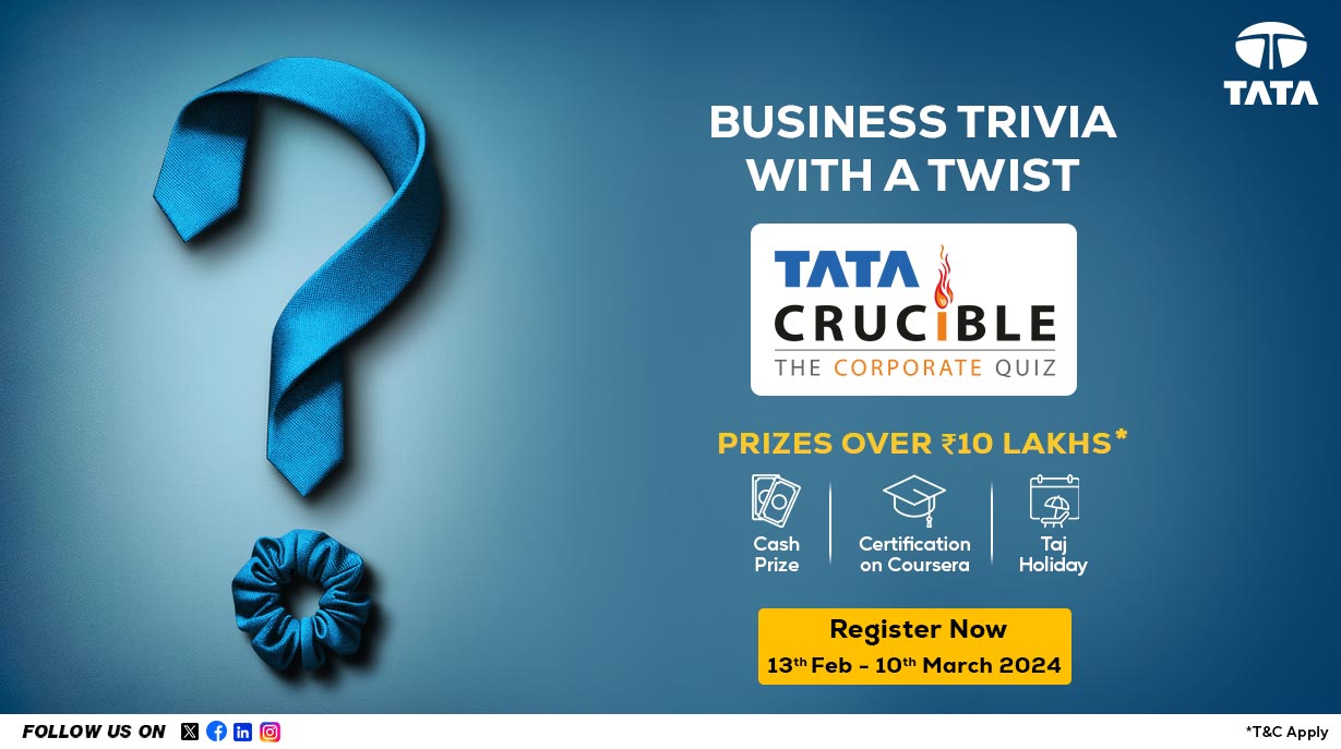 Results For Tata Crucible Campus Quiz India 2023
